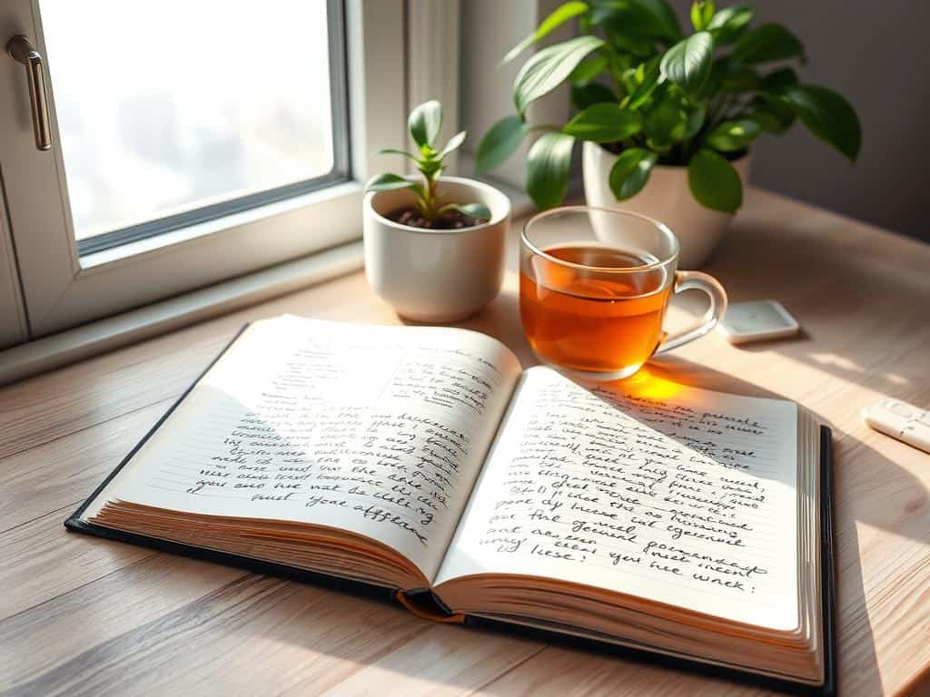Mental health benefits of journaling