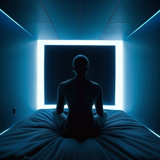 Alpha-Blocking Sensory Inhibition in a dark room.