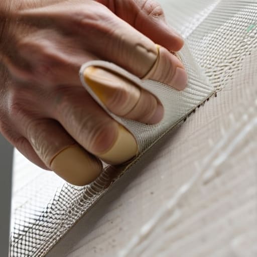 Mastering Drywall Mesh Tape Application techniques.
